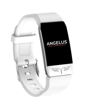App Angelus mostrando dashboard de signos vitales